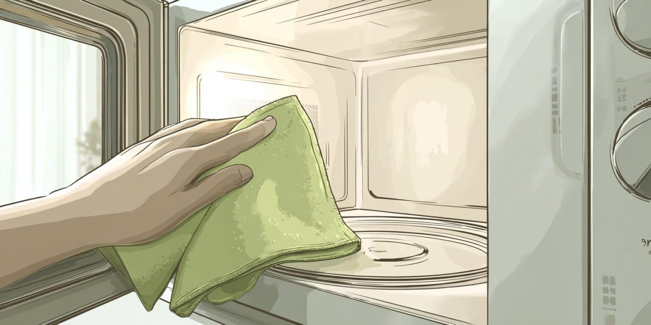 como limpiar microondas dentro