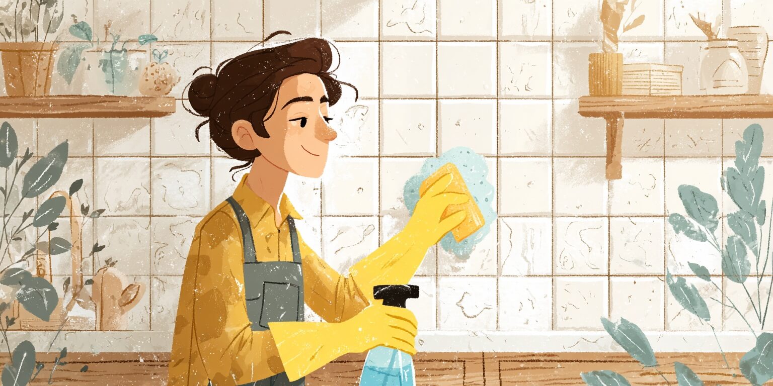 como limpiar azulejos cocina